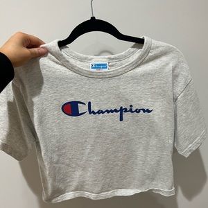 Champion cropped t shirt